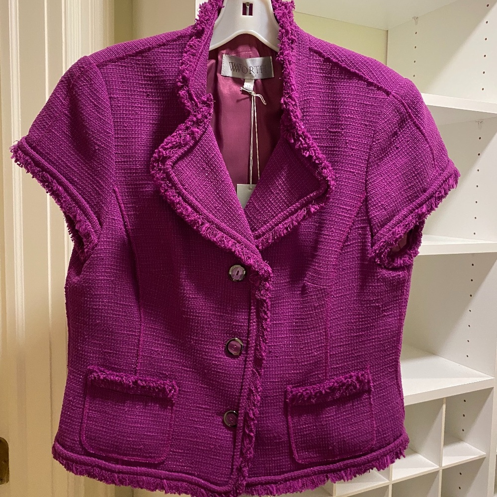 Worth Grape Pop Perfect Little Jacket